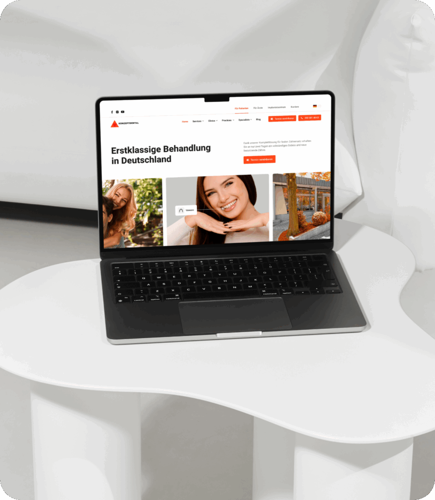 Konzeptdental website