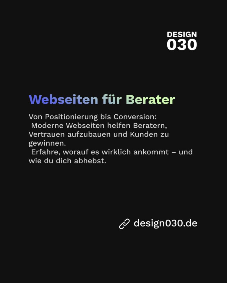 Instagram post from design030.berlin. This post is in position 1.
